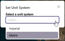 Units Menu